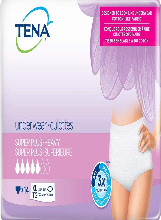 Tena Incontinence Underwear for Women Qampdz, 3Pack (XL, 42 Count)